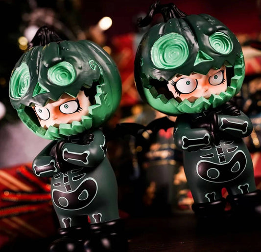 Wang Xiaobad+Little Bad+Pumpkin Standing Style+Purple and Green Two Styles